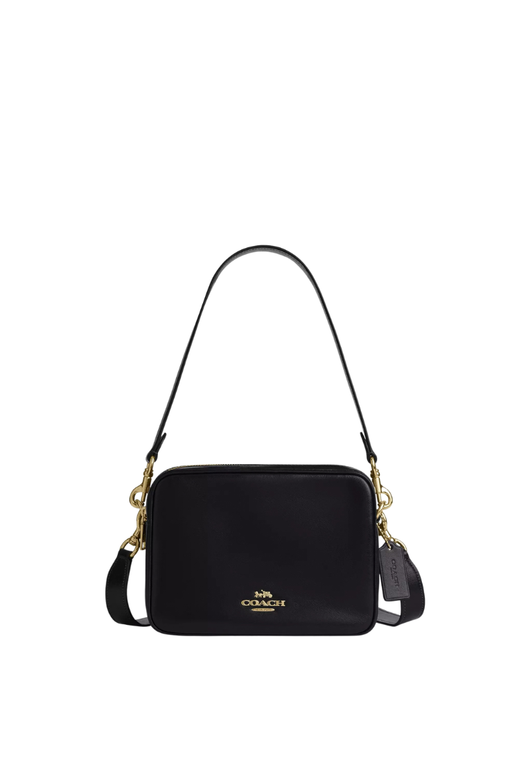 ( PREORDER ) Coach Carey Crossbody Bag In Gold Black CEB28