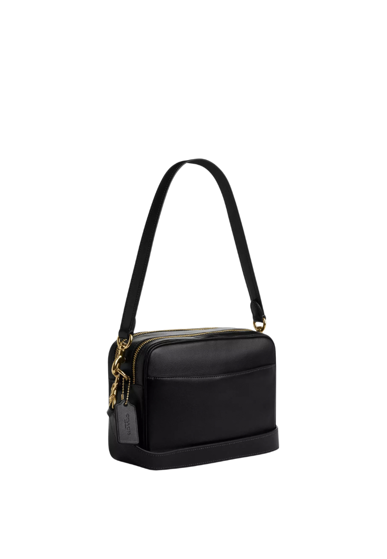 ( PREORDER ) Coach Carey Crossbody Bag In Gold Black CEB28