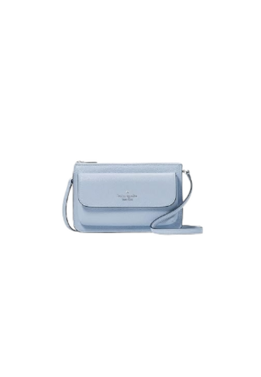 Kate Spade Leila Small Crossbody Bag In Muted Blue K8284
