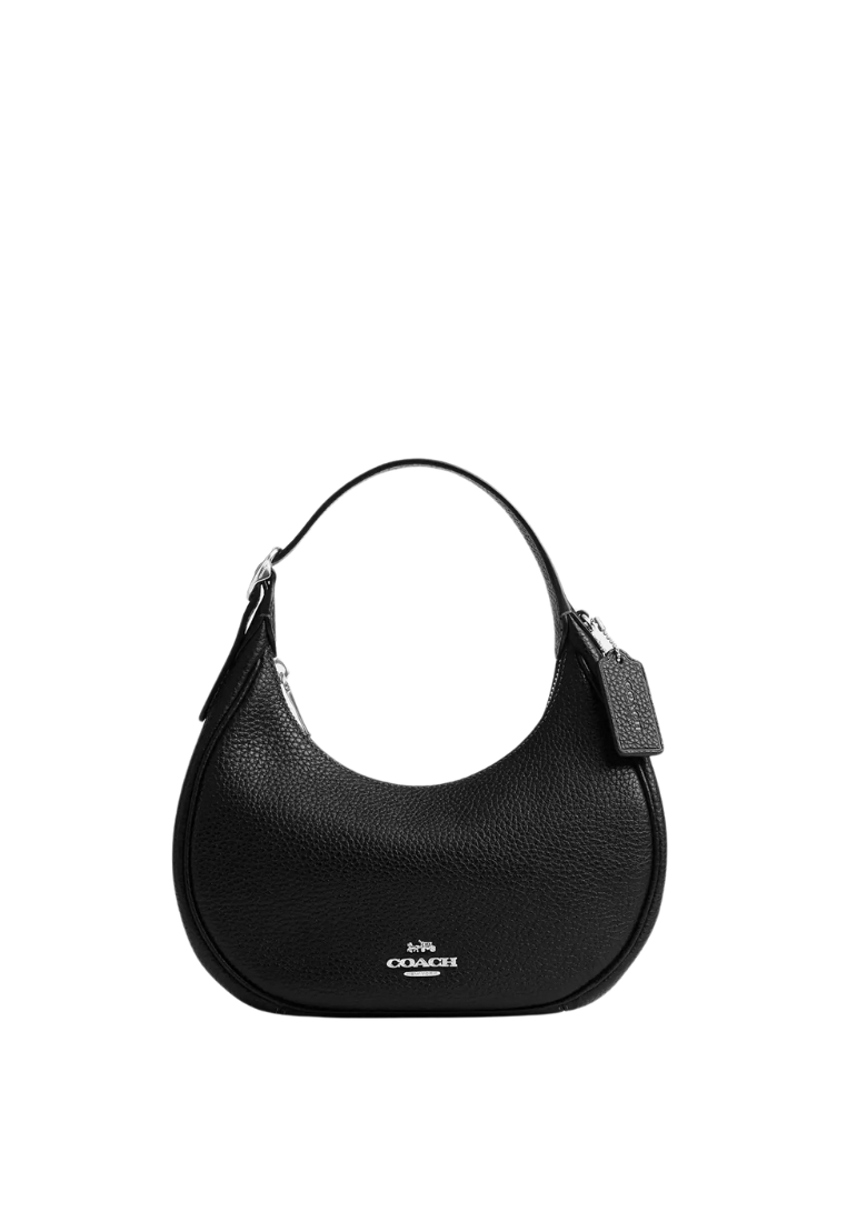 ( PREORDER ) Coach Emily Shoulder Bag In Silver Black CDW87