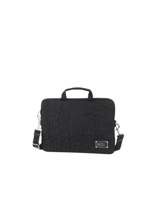 Marc Jacobs Nylon Logo Printed 13 Laptop Bag In Black 4S4SCP001S02