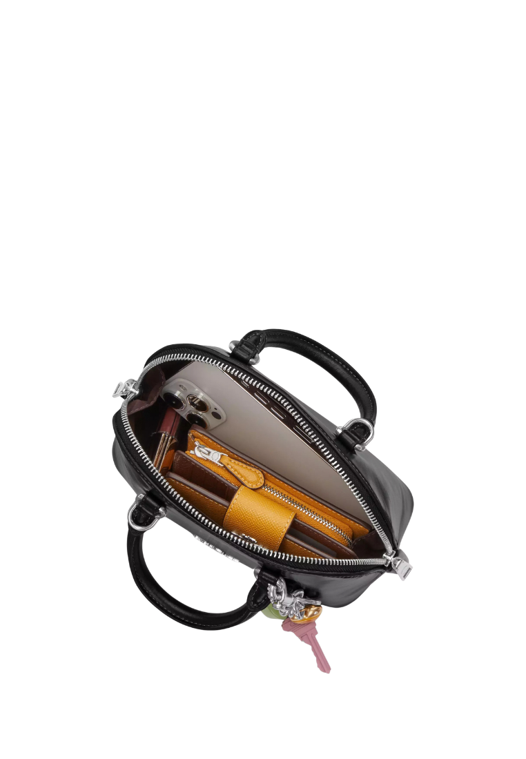 ( PREORDER ) Coach Lara Mini Satchel Bag In Black CEA01