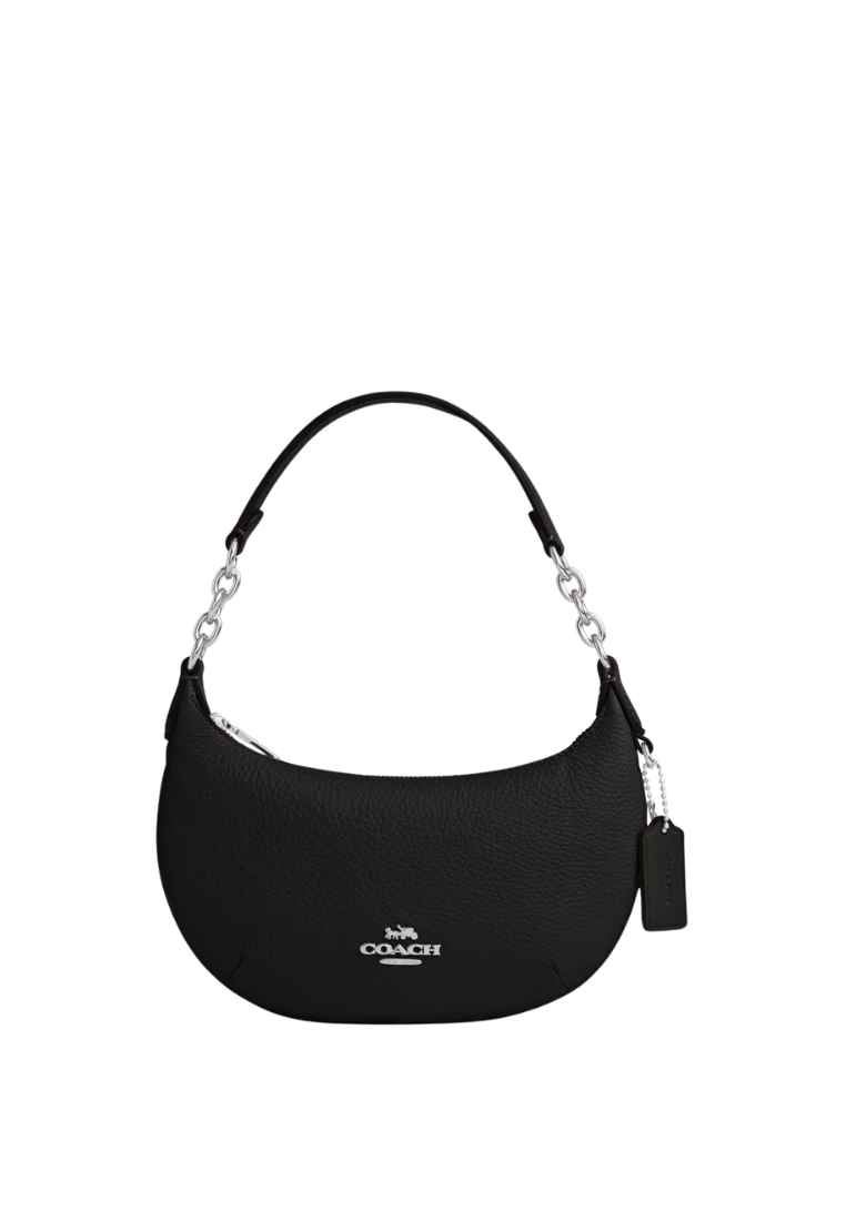 ( PREORDER ) Coach Mini Payton Crossbody Bag In Silver Black CEL08