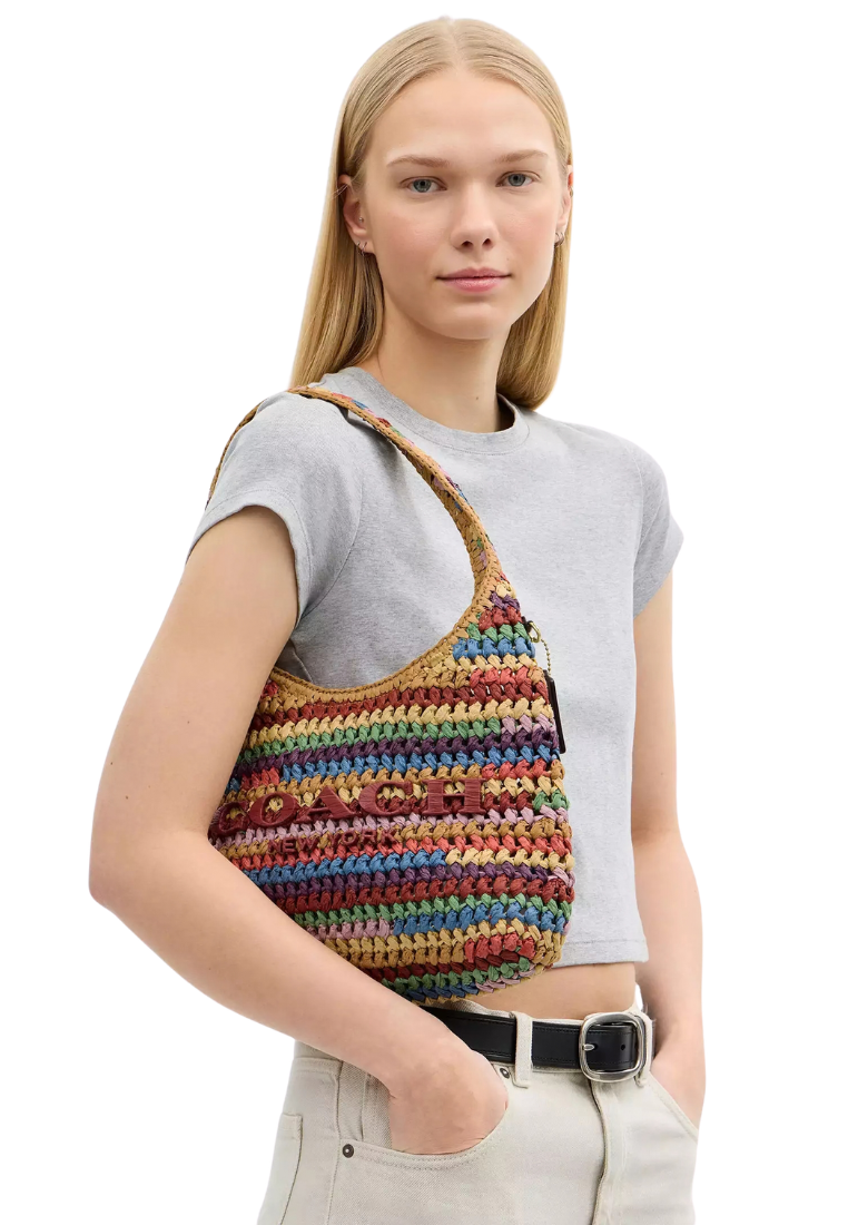 ( PREORDER ) Coach Brooklyn 28 Shoulder Bag In Brass Multi CDZ39