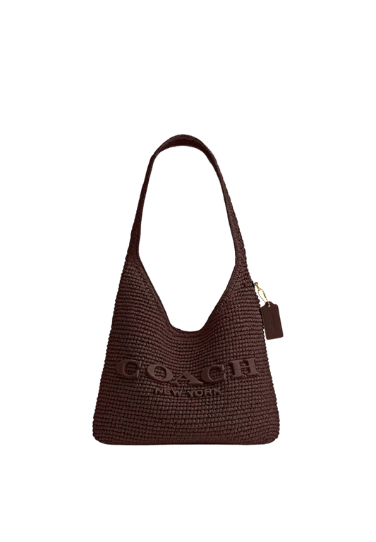 ( PREORDER ) Coach Brooklyn 28 Shoulder Bag In Brass Maple CDU75