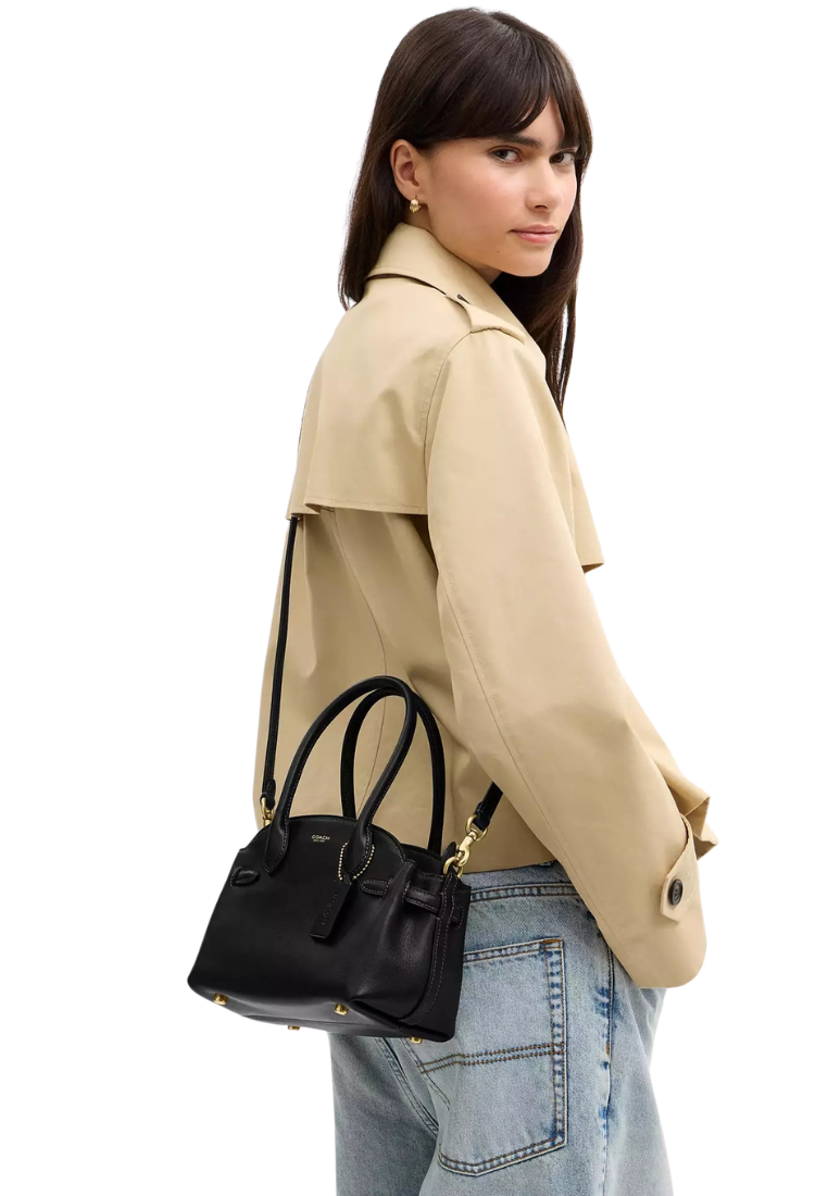 ( PREORDER ) Coach Soft Empire 21 Carryall Bag In Black CCY99