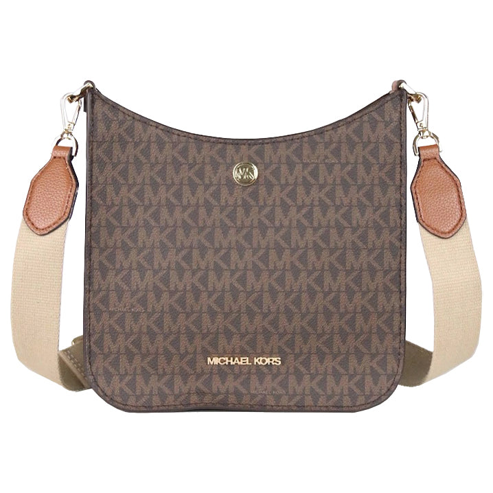 Michael Kors Briley Small Logo Messenger Bag 35S1G7BM1B In Brown Fashrevo