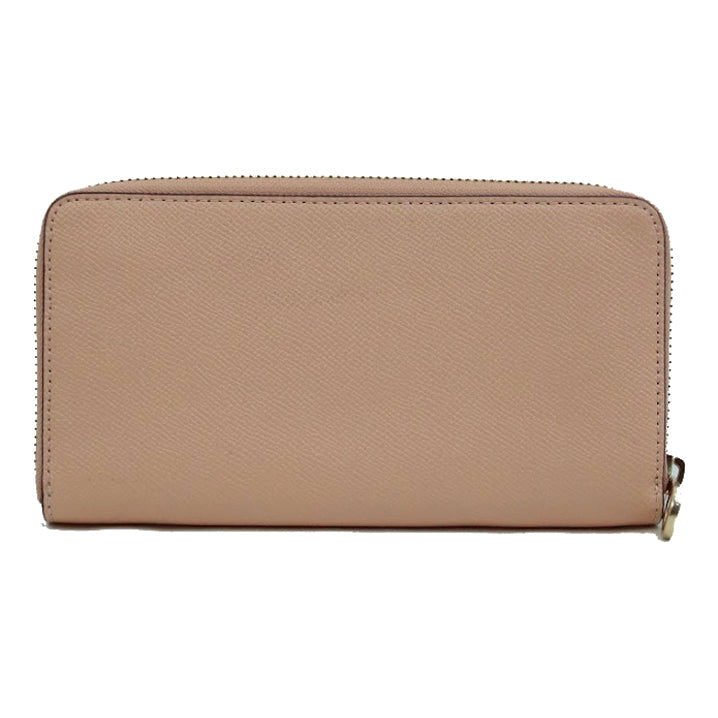 Coach Long Zip Around C3441 Wallet In Faded Blush