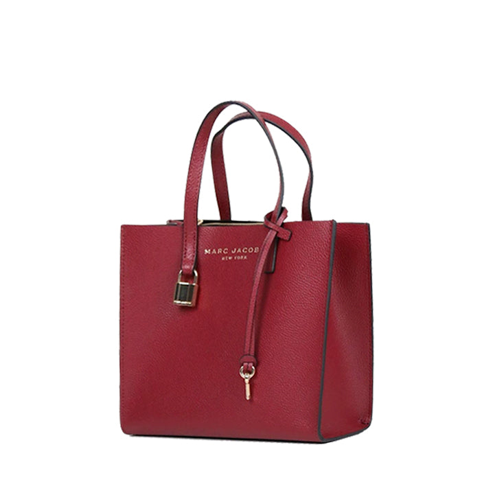 Marc Jacobs Mini Grind M0015685  Tote Bag In Pomegranate