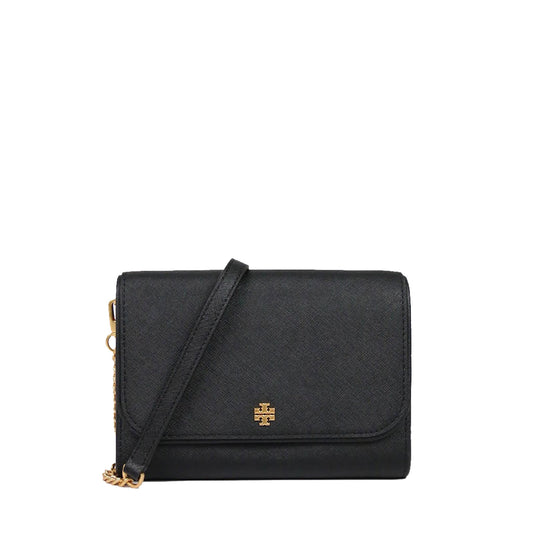 Tory Burch 136093 Emerson Chain Wallet In Black