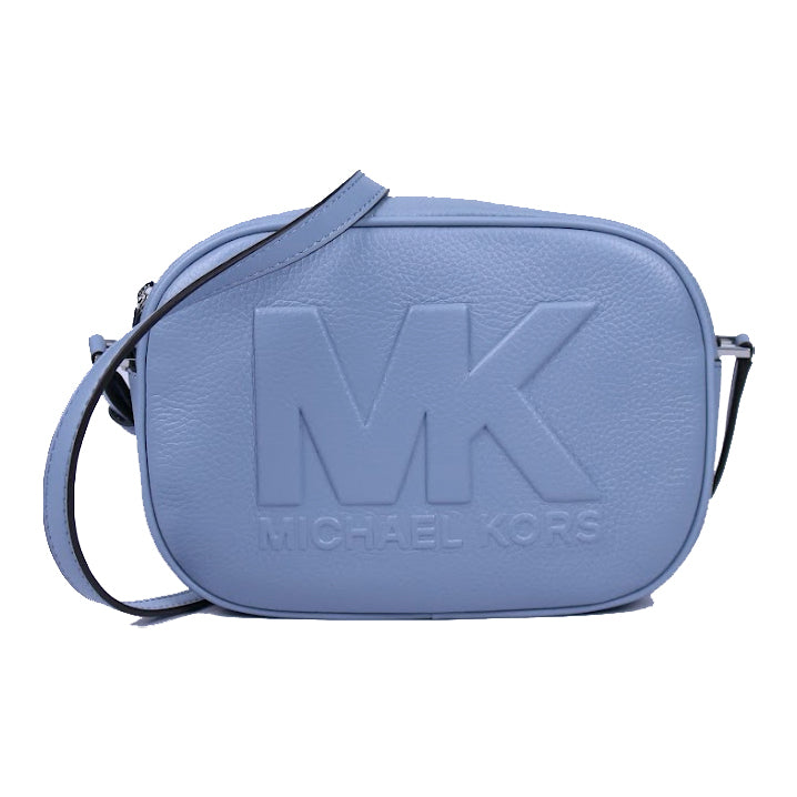 Michael Kors Medium Logo Jet Set Travel 35S2STVC2L Crossbody Bag In Pastel Blue