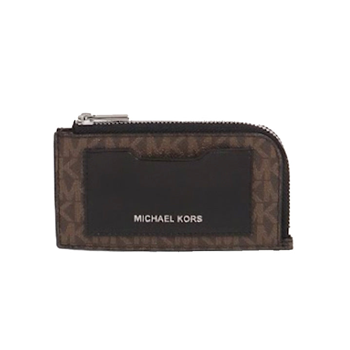 Michael Kors Long Zip 36S0LGFE6B Wallet In Brown Black