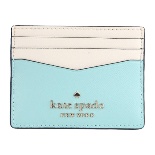 Kate Spade Small Staci WLR00125 Slim Card Holder In Poolside