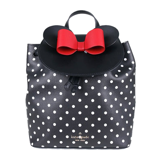 Kate Spade X Disney Minnie Mouse K4642 Backpack In Black Multi