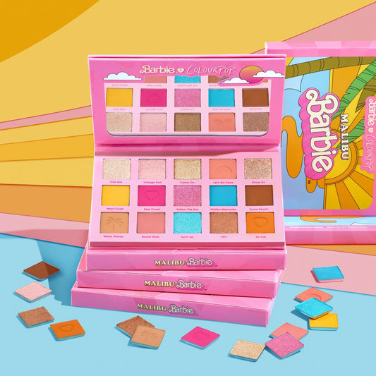 Colourpop X Barbie Pressed Powder Palette - Malibu Barbie