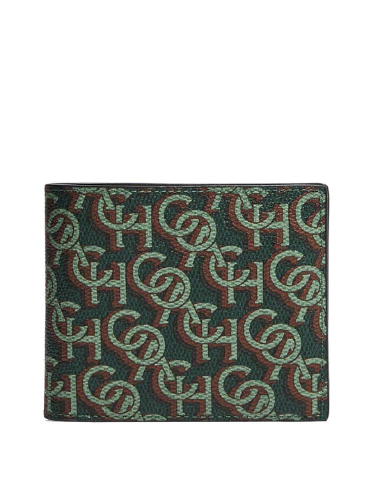 Coach 3 In 1 Wallet CF134 With Coach Monogram Print In Amazon Green