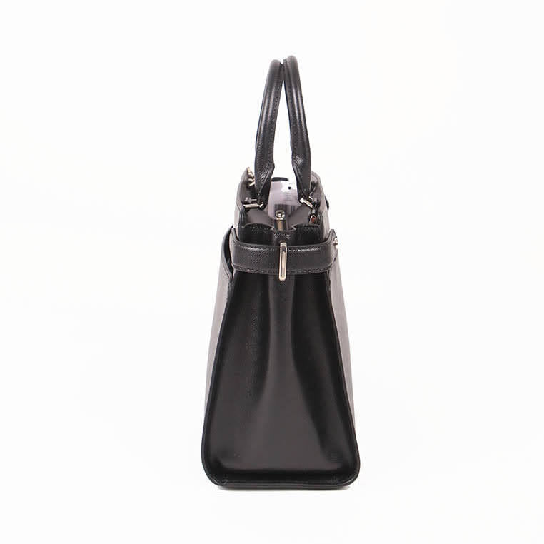 Kate Spade Medium Staci WKRU6951 Satchel Bag In Black