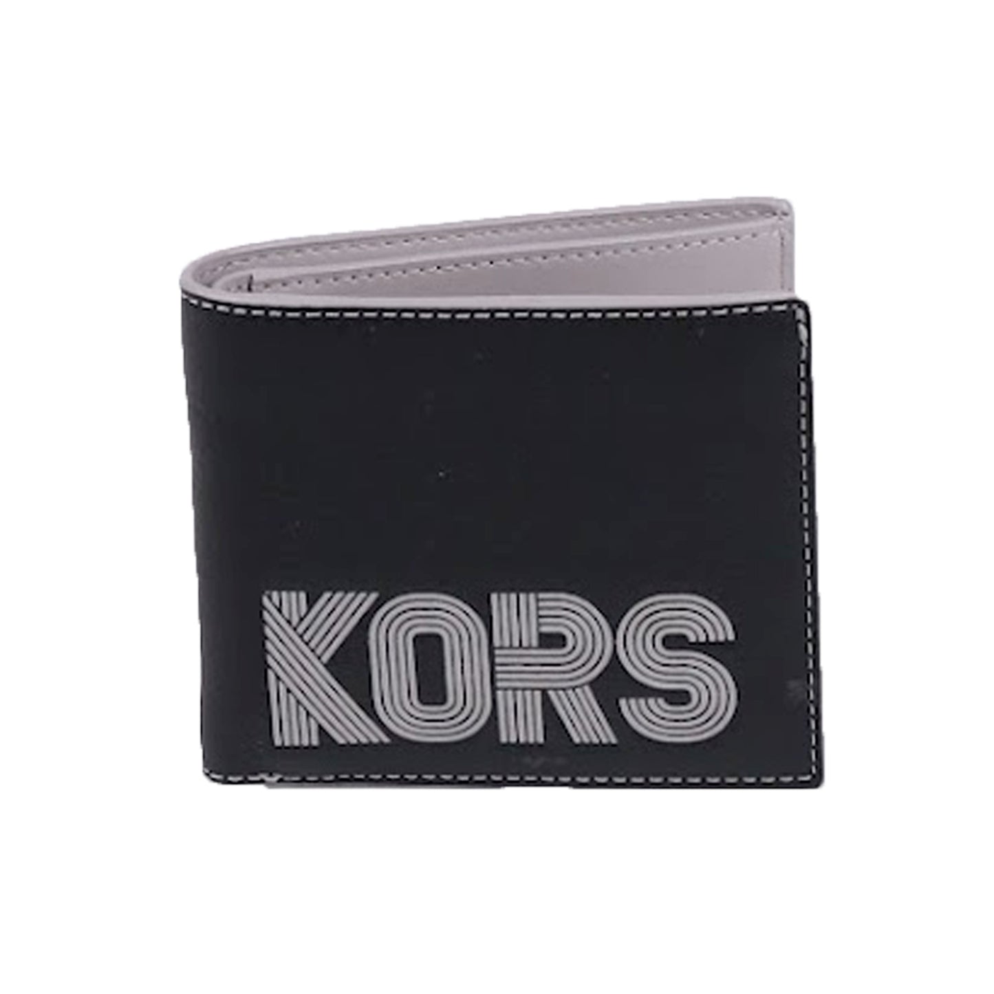 Michael Kors Men's Cooper Bifold 36H1LCOF1X Wallet In Black Grey