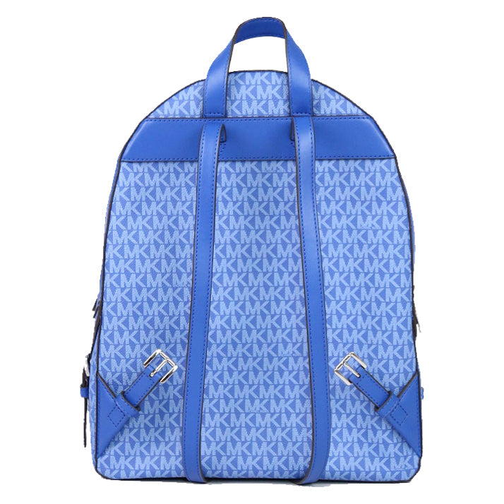 Michael Kors Signature Large 35S2S8TB7B Zip Pocket Backpack In Electric Blue
