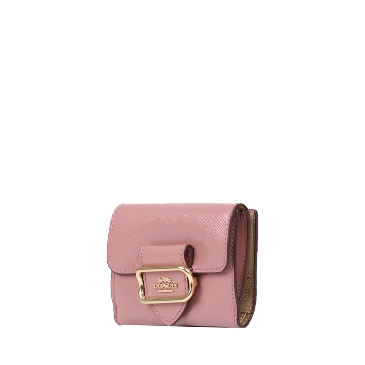 Coach Morgan CE671 Small Leather Wallet In Dusty Rose
